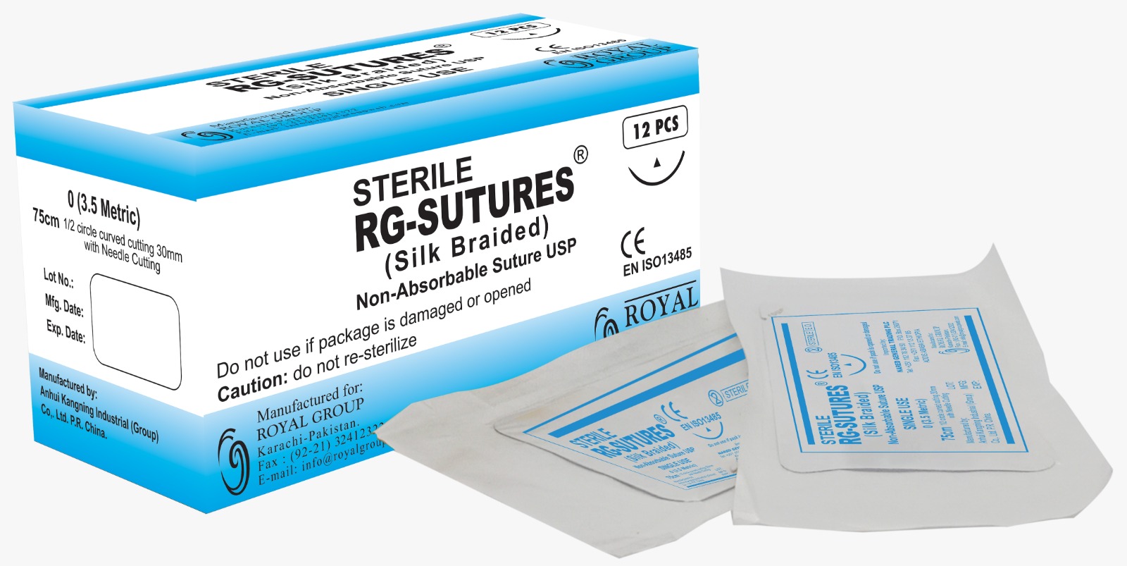 RG Sutures (Silk Braided)